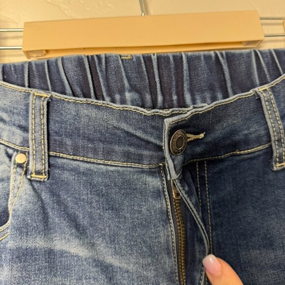Grace & Lace | Elastic Pull-On Waist Skinny Jeans SZ XL (31-33) NWT - Picture 4 of 12
